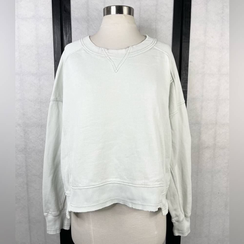 Women's White Crewneck Sweater
